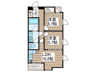 エクセル米喜の物件間取画像